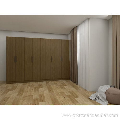 Wholesale customized modern solid wood bedroom wardrobe